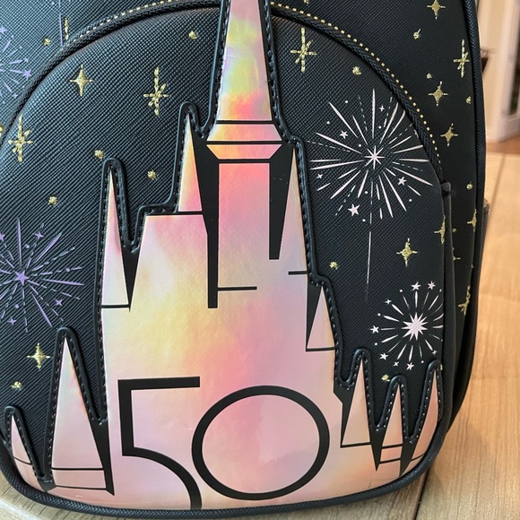 Disney World 50th Anniversary Grand Finale Loungefly mini backpack - Picture 6 of 6